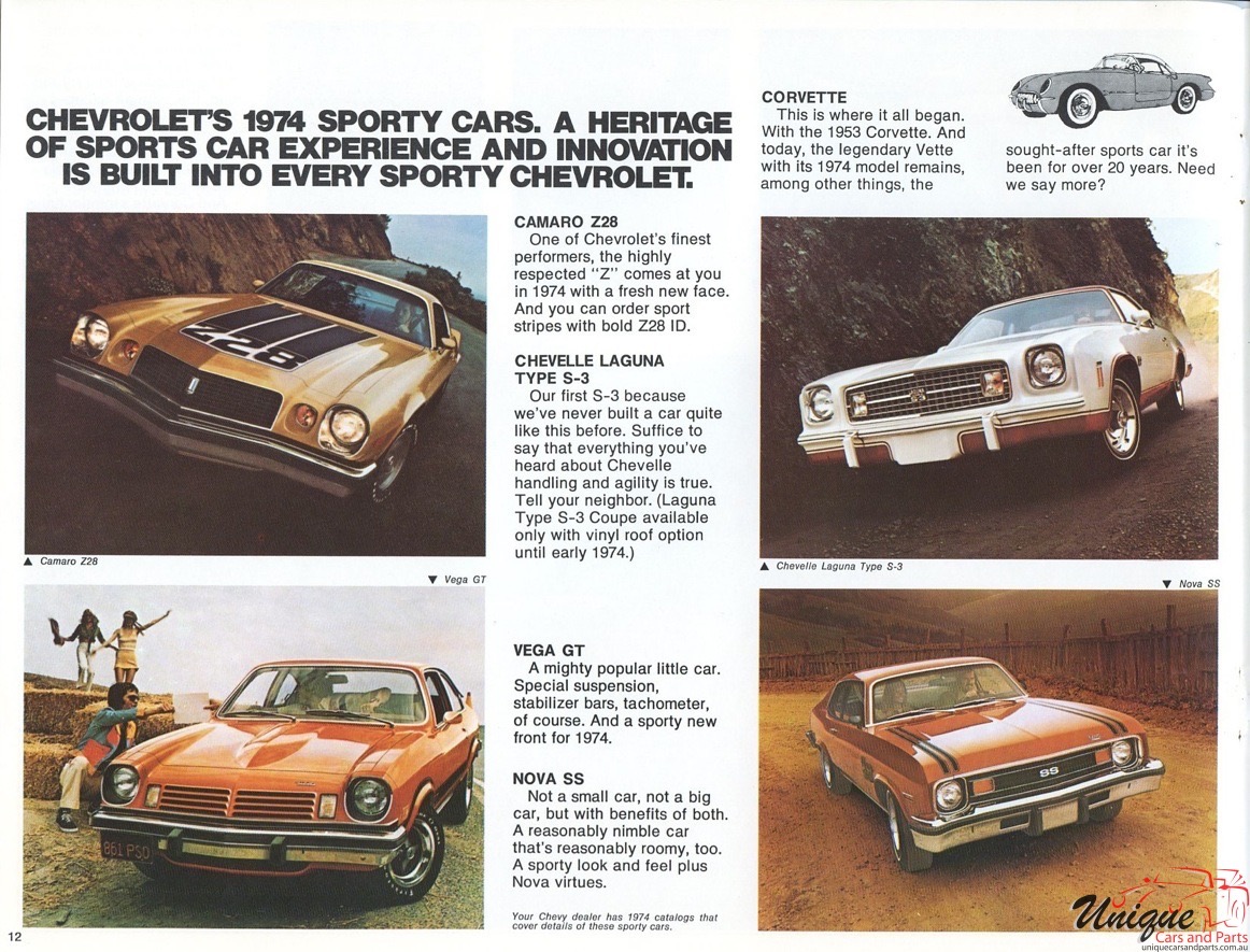 1974 Chevrolet Full-Line Brochure Page 9